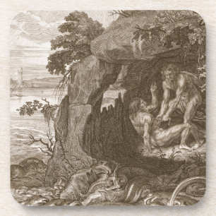 Dessous-de-verre Aristeus oblige proteus pour indiquer ses oracles,