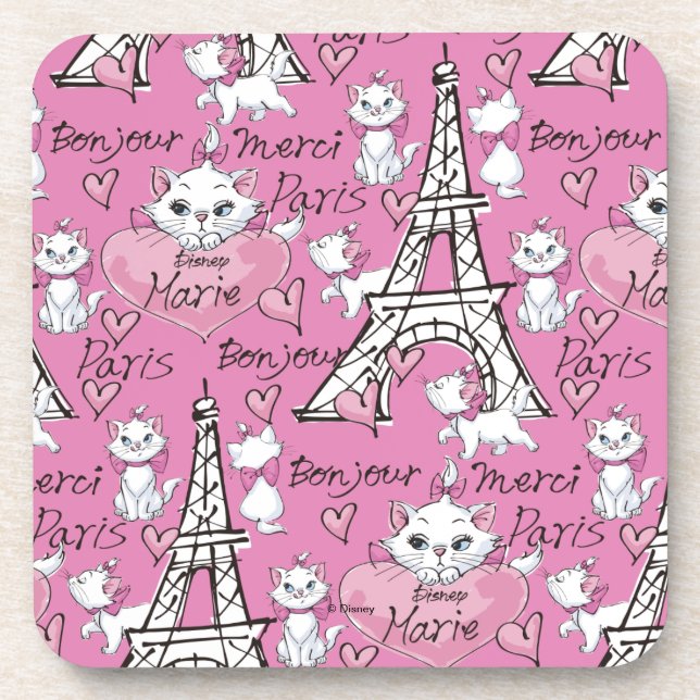 Dessous-de-verre Aristocats | Marie Paris Motif (Devant)