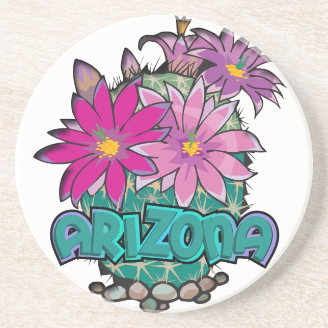 Dessous de verre Arizona Cactus Blooms (Devant)