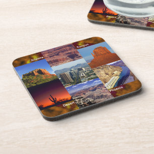 Dessous-de-verre Arizona Desert Collage