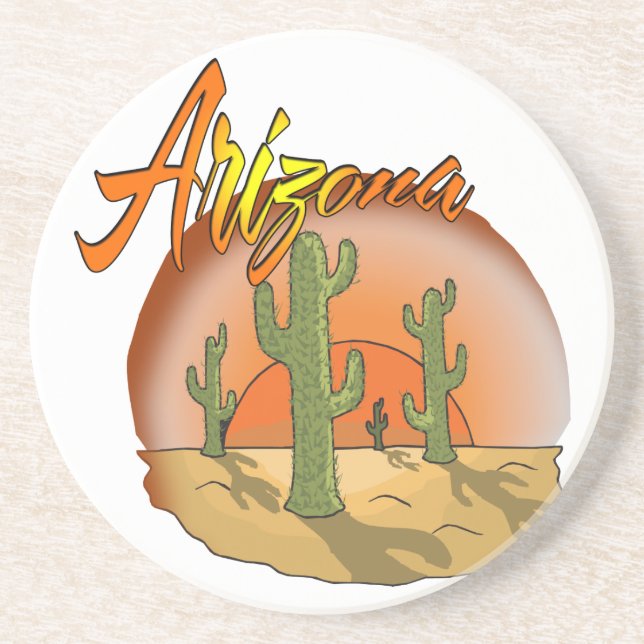 Dessous de verre AriZona Sunset Cactus (Devant)