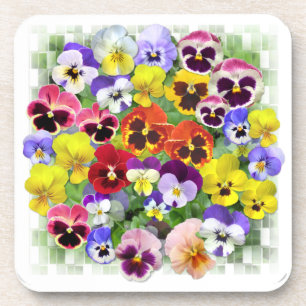 Dessous-de-verre Arrangement de Pansy