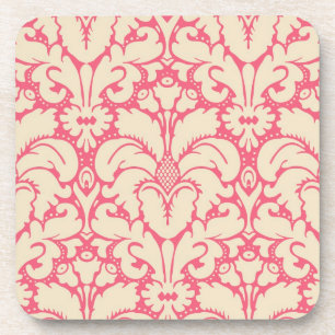 Dessous-de-verre arrière - plan damassé de style baroque 2
