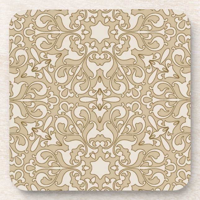 Dessous-de-verre Arrière - plan fleuri floral (Devant)