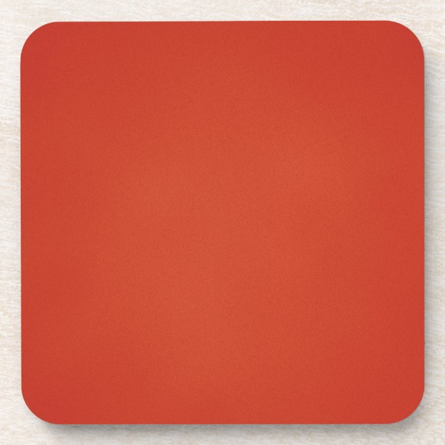 Dessous-de-verre Arrière - plan rouge vif (Devant)