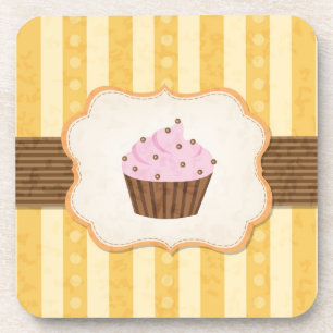 Dessous-de-verre Arrière - plan vintage de petit gâteau
