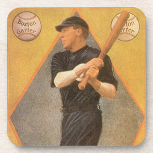 Dessous-de-verre Art d'étiquette de produit vintage, Boston Garter 