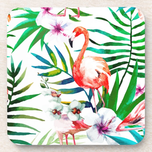 Dessous-de-verre Art flamand tropical (Devant)