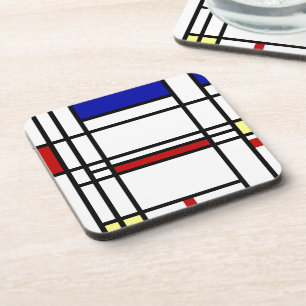 Dessous-de-verre Art moderne de Mondrian