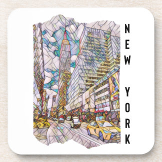 Dessous-de-verre Art Mosaïque esthétique de New York