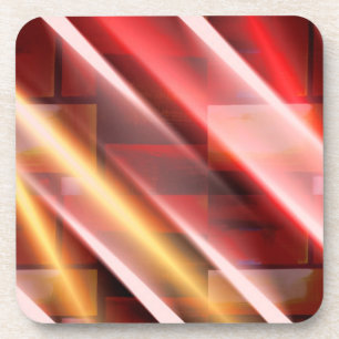 Dessous-de-verre Art numérique Art déco moderne Abstrait