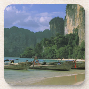 Dessous-de-verre Asie, Thaïlande, Krabi. West Railay Beach,