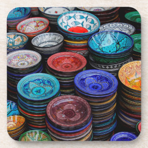 Dessous-de-verre Assiettes marocaines au marché