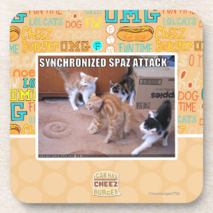 Dessous-de-verre Attaque de Sychronized Spaz