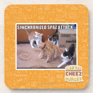 Dessous-de-verre Attaque de Sychronized Spaz