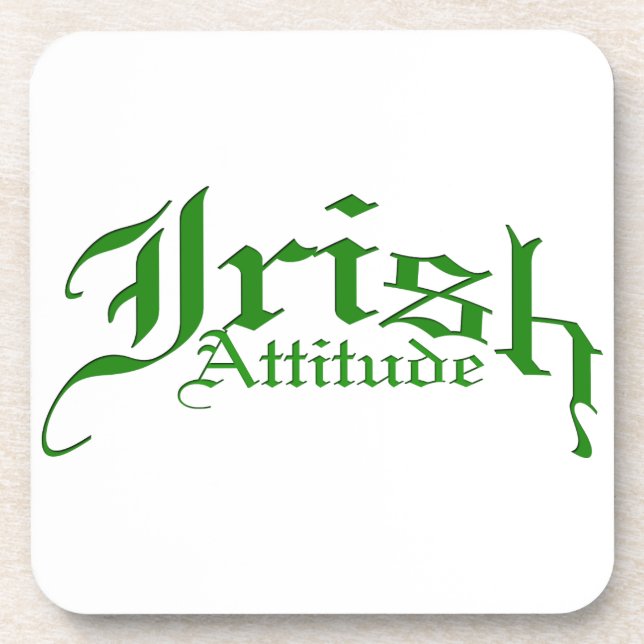 Dessous-de-verre Attitude irlandaise (Devant)