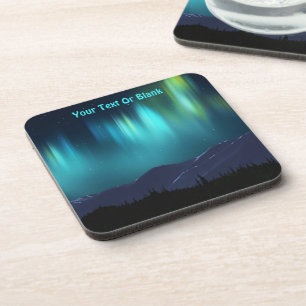 Dessous-de-verre Aurora Borealis