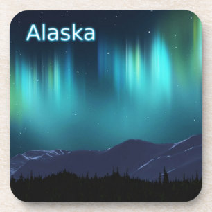 Dessous-de-verre Aurora Borealis