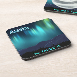 Dessous-de-verre Aurora Borealis