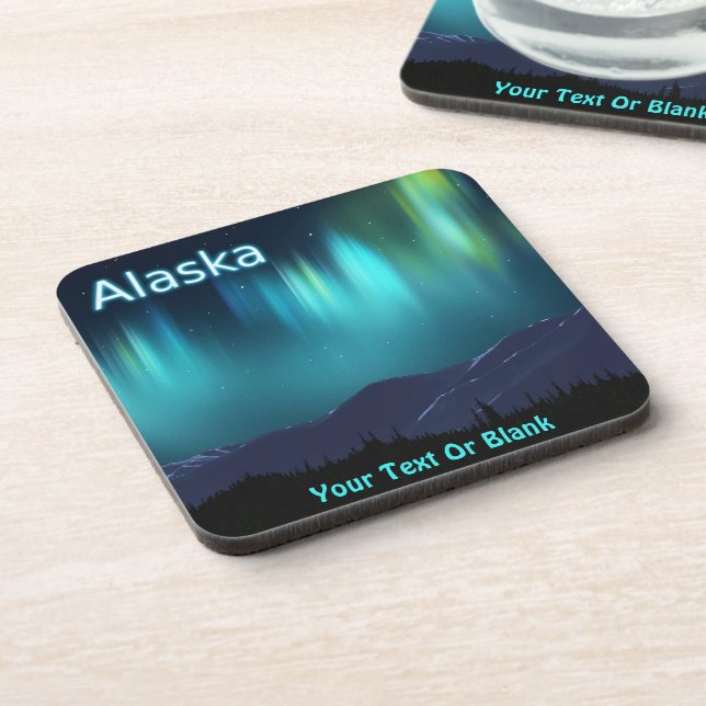 Dessous-de-verre Aurora Borealis (Côté gauche)