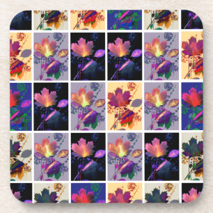 Dessous-de-verre Autumn Leaves Rustic Patchwork