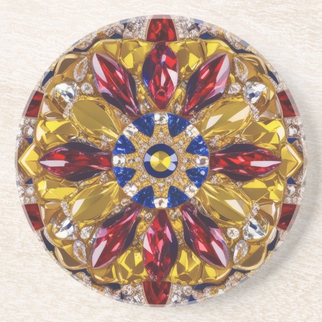 Dessous de verre avec Colombie Colours Design (Devant)