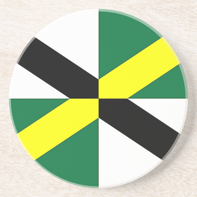 Dessous de verre avec Drapeau de Monterey, Califor (Devant)