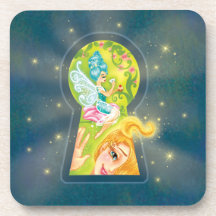 Dessous de verre avec keyhole magique