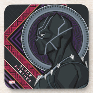 Dessous-de-verre Avengers   Black Panther Wakandan Tribal Art