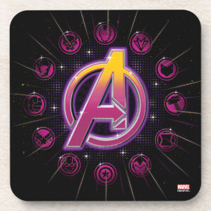 Dessous-de-verre Avengers Classiques   Icônes stellaires des Avenge