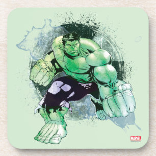 Dessous-de-verre Avengers Hulk Aquarelle Graphique