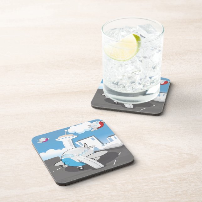 Dessous-de-verre Avions de jouets (Côté Droit)