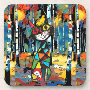 Dessous-de-verre Avoir Une Journée Abstraite Kinda