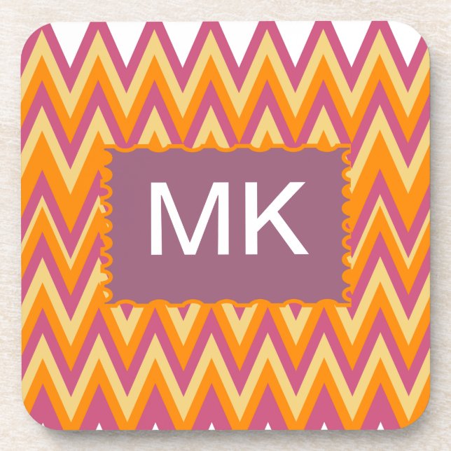 Dessous-de-verre Aztec Tribal ZigZag (Devant)