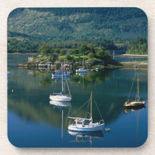 Dessous-de-verre Baie des Évêques, Loch Leven, Ballachullish,
