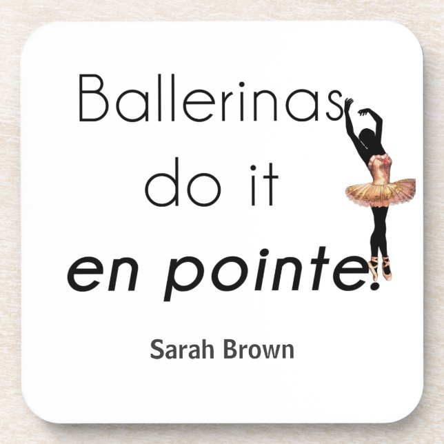Dessous-de-verre Ballerinas donc ! (Devant)