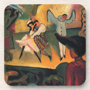 Dessous-de-verre Ballet Russes, Ballet russe par August Macke