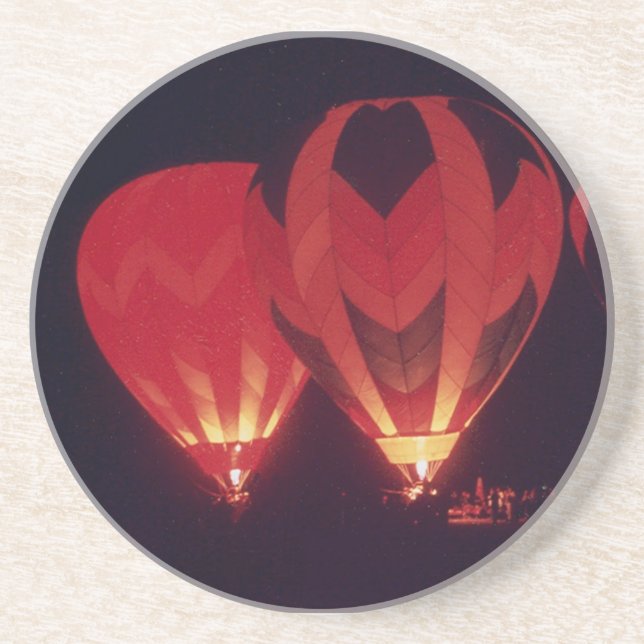 Dessous de verre - Ballons à air chaud (Devant)