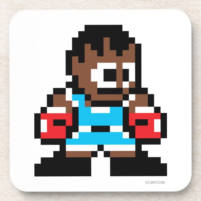 Dessous-de-verre Balrog à 8 bits (Devant)