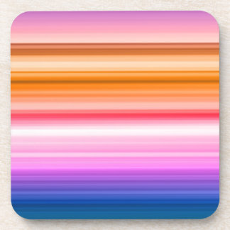 Dessous-de-verre Bandes de couleurs horizontales