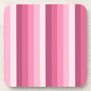Dessous-de-verre Bandes d'ombre rose