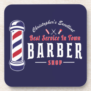Dessous-de-verre Barbershop Best Stylist Service Barbier Monogramme