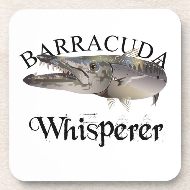 Dessous-de-verre Barracuda Whisperer de couleur claire (Devant)