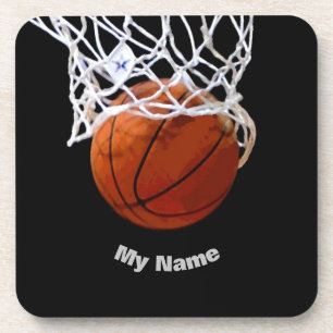 Dessous-de-verre Basket-ball Votre nom