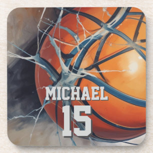 Dessous-de-verre Basket-ball Votre nom