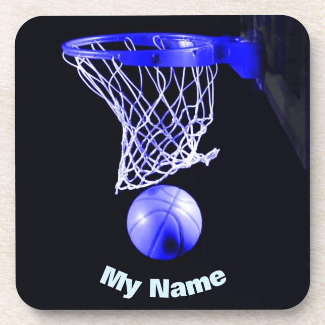 Dessous-de-verre Basket-ball Votre nom (Devant)