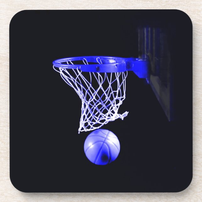 Dessous-de-verre Basket bleu (Devant)