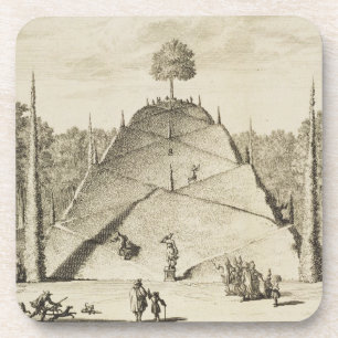 Dessous-de-verre Bâti artificiel Parnassus, gravé par Johannes V