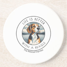 Dessous de verre beagles