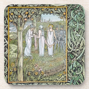 Dessous-de-verre Beardsley : Morte D'Arthur